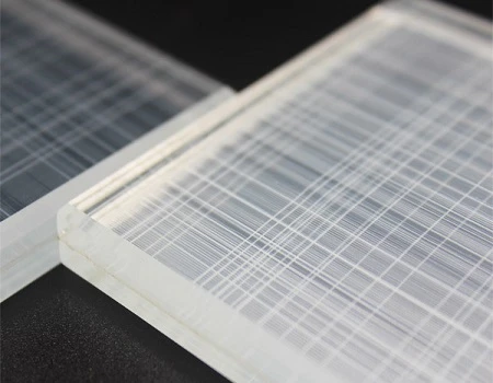 Fabric laminated glass - customizable