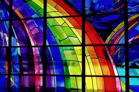 painted glass